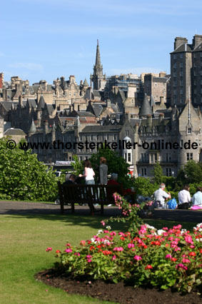 1521_Schottland_Edinburgh_Altstadtblick aus den West Princes Street Gardens