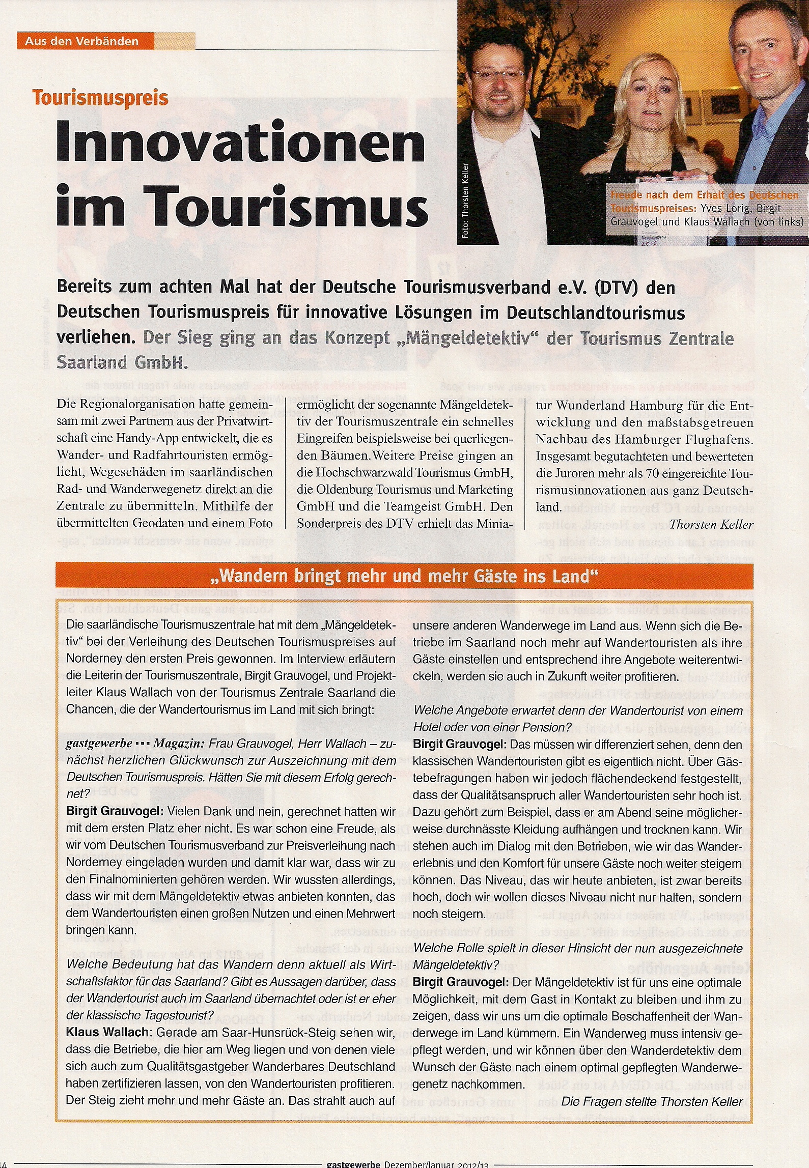 995_20130108_Gastgewerbe-Magazin_Innovationen im Tourismus